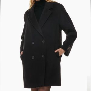 Babaton The Slouch Mid coat in black.  Size small, oversized look.